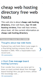 Mobile Screenshot of cheap-web-hosting-directory-52.blogspot.com