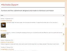 Tablet Screenshot of nicholasdyson.blogspot.com