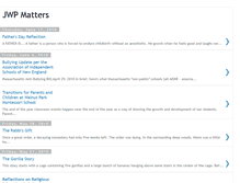 Tablet Screenshot of jwpmatters.blogspot.com