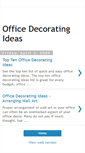 Mobile Screenshot of officedecoratingideas.blogspot.com