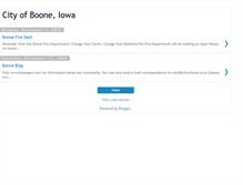 Tablet Screenshot of boonegov.blogspot.com
