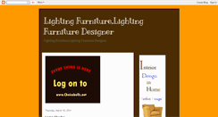 Desktop Screenshot of lightingfurniture.blogspot.com