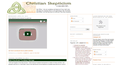 Desktop Screenshot of christianskepticism.blogspot.com