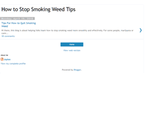 Tablet Screenshot of howtostopsmokingweedtips.blogspot.com