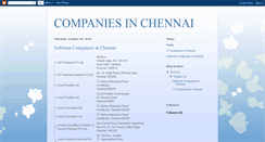 Desktop Screenshot of companies-in-chennai.blogspot.com