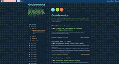 Desktop Screenshot of gouldenomics.blogspot.com