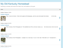 Tablet Screenshot of myoldkentuckyhomestead.blogspot.com