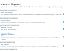 Tablet Screenshot of leicesterslingmeet.blogspot.com