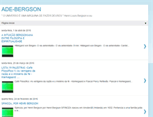 Tablet Screenshot of ade-bergson.blogspot.com