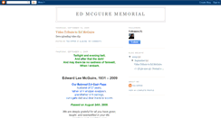 Desktop Screenshot of edmcguirememorial.blogspot.com