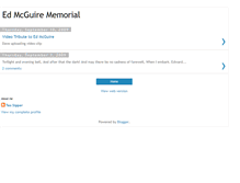 Tablet Screenshot of edmcguirememorial.blogspot.com