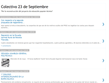 Tablet Screenshot of colectivo23deseptiembre.blogspot.com