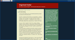 Desktop Screenshot of organized-clutter.blogspot.com