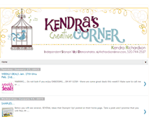 Tablet Screenshot of kendrascorner.blogspot.com