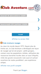Mobile Screenshot of clubaventurevoyages.blogspot.com