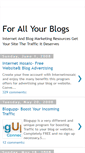 Mobile Screenshot of forallyourblogs.blogspot.com