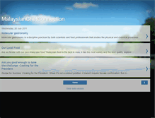 Tablet Screenshot of malaysianchefconnection.blogspot.com