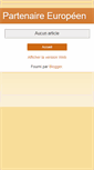 Mobile Screenshot of partenaireeuropeen.blogspot.com