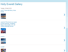 Tablet Screenshot of hollyeverettgallery.blogspot.com
