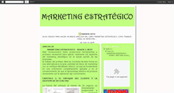 Desktop Screenshot of marketingestrategico2009.blogspot.com