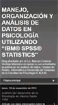 Mobile Screenshot of anlisisdedatosenpsicologaconspssibm.blogspot.com