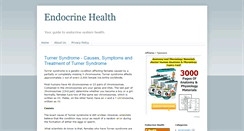 Desktop Screenshot of endocrinehealth.blogspot.com