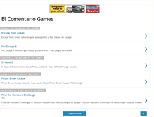 Tablet Screenshot of elcomentariogames.blogspot.com