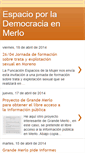 Mobile Screenshot of porlademocraciaenmerlo.blogspot.com