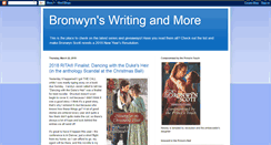 Desktop Screenshot of bronwynswriting.blogspot.com