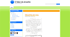 Desktop Screenshot of o-valor-do-amanha.blogspot.com