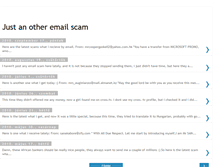 Tablet Screenshot of justanotheremailscam.blogspot.com