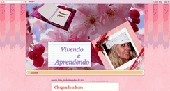 Desktop Screenshot of indiravivendoeaprendendo.blogspot.com