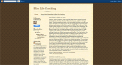 Desktop Screenshot of blisslifecoaching.blogspot.com