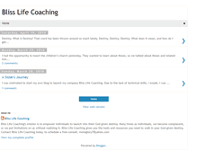 Tablet Screenshot of blisslifecoaching.blogspot.com