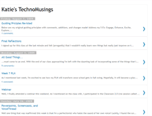 Tablet Screenshot of katiestechnomusings.blogspot.com