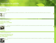 Tablet Screenshot of innovandolaescuela.blogspot.com