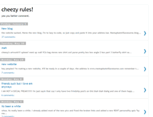 Tablet Screenshot of cheezyrules.blogspot.com