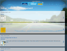 Tablet Screenshot of indianinstituteofmanagement.blogspot.com
