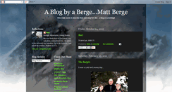 Desktop Screenshot of mpberge.blogspot.com