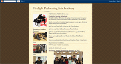 Desktop Screenshot of firelightperformingarts.blogspot.com