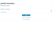 Tablet Screenshot of jewishinventors.blogspot.com