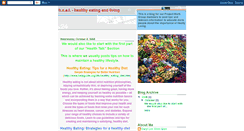 Desktop Screenshot of healthyeating-living.blogspot.com