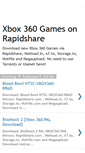 Mobile Screenshot of games-rapidshare.blogspot.com