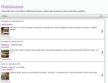 Tablet Screenshot of haltiakummi.blogspot.com