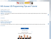 Tablet Screenshot of msaccessvb.blogspot.com