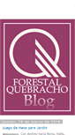 Mobile Screenshot of forestalquebracho.blogspot.com