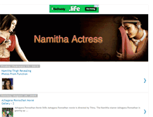 Tablet Screenshot of namithaactress.blogspot.com