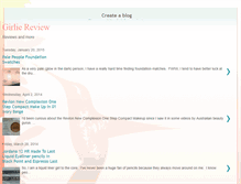 Tablet Screenshot of girliereview.blogspot.com