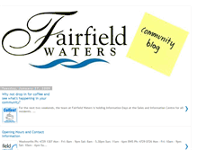 Tablet Screenshot of fairfieldwaters.blogspot.com