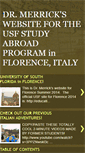 Mobile Screenshot of drmerrickstudyabroaditaly.blogspot.com